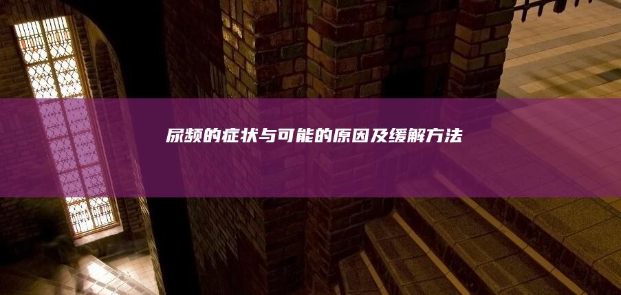 尿频的症状与可能的原因及缓解方法